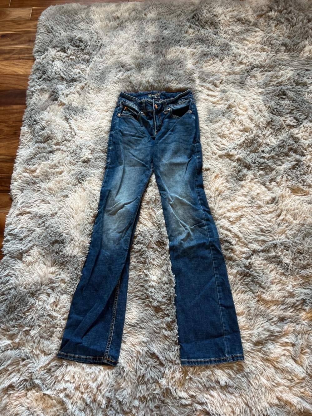 Wrangler Dark Blue Flare Jeans